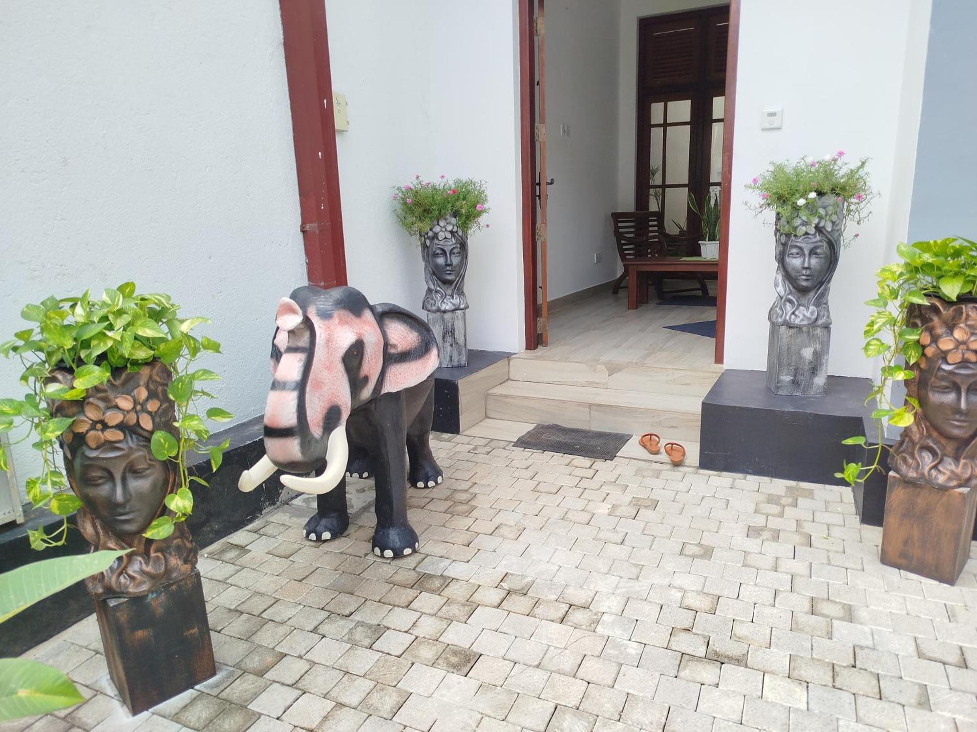 Elzangi Hotell Negombo Exteriör bild